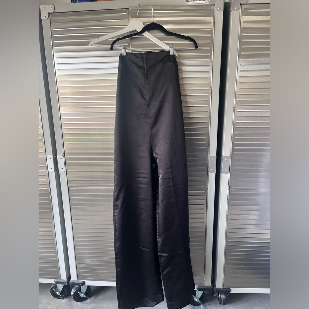Zara strapless black overall